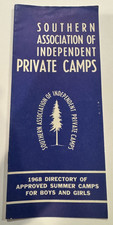 SUMMER CAMP ASSOCIATION DIRECTORY 1968-PRIVATE CHILDREN'S CAMPS picture