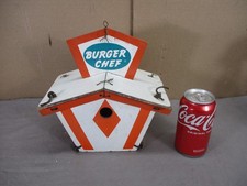 Vtg 1968 Burger Chef Restaurant Promotional Wren Birdhouse Kit Assembled   RARE picture