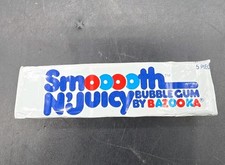 Vintage 1978 TOPPS BAZOOKA SMOOTH N’ JUICY BUBBLE GUM  Sealed  New Old Stock picture