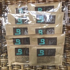 Boveda 62%  ~ Size 60g ~ 2-Way Humidity Control ~ 10 Ct ~ Individually Sealed picture