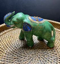 Vintage Green Made In Japan Indian Elephant picture