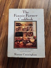 Vtg 1990 The Fannie Farmer Cookbook 13th Edition by Marion Cunningham Hardcover picture