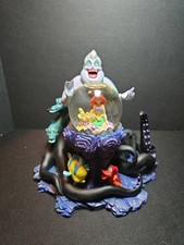 Vintage 1998 Disney Little Mermaid Ursula Sculpture Snow Globe  picture