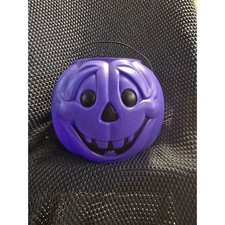 Vintage  General Foam Plastic trick or treat pumpkin head purple picture