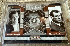 2011 Rock Hudson James Dean Panini Americana Movie Worn Swatches #1/3. Only 3 picture