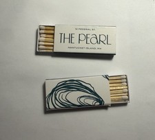 The Pearl Nantucket ACK Full Unstruck Matchbook picture