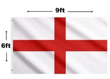 9x6 Foot Giant/Jumbo England Flag FREE 24 HOUR TRACKED DELIVERY picture
