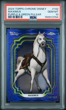 2024 Topps Chrome Disney Maximus /150 #142 PSA 10 picture