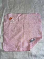 USA Made Vng Fieldcrest Pink butterfly terri Washcloth Cotton Face Towel picture