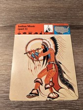 Indian Music part 1  Story of America Native American Indian History Card picture