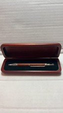 Vintage Wooden Ballpoint Pen with Wooden Case picture
