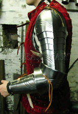 Medieval Gothic Arm Armor Set With Pauldrons 15th Century 18 Gauge Steel picture