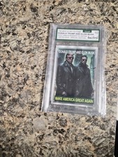 Donald Trump & Elon Musk Matrix Parody Trading Card GEM MINT 10 Special Edition  picture