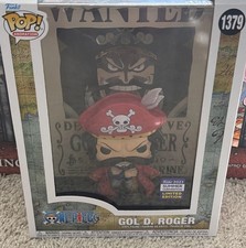 Funko Pop One Piece Gol D Roger 1379 Wanted Poster SDCC 2023 Shared Exclusive picture