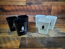 Set of 6 Disaronno Drinking Glass 3 Black, 3 White picture