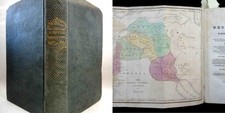 1836 antique SCRIPTURE GEOGRAPHY NATURAL HISTORY w3 ATLAS MAPS foldout bible picture