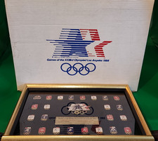 1984 Los Angeles Olympics Limited Edition Framed Collectors' Pin Set Series 3 picture