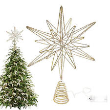 Star for Christmas Tree LED Light Battery Powered Christmas Tree Topper picture