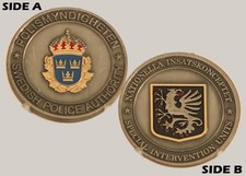 Swedish Police Authority National Intervention Concept Challenge Coin  M#1 picture