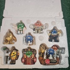 M&M’s Star Wars Character Advertising Ornament Set M-Pire set of 8 mini size picture
