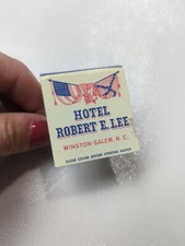 Hotel Robert E. Lee Winston-Salem, NC Vintage Matchbook picture