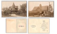 Postcard RPPC Lot New York City Fairlawn Westchester GP Baisley Dinner Menu 1904 picture