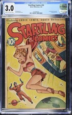 STARTLING COMICS #50 CGC 3.0 Schomburg (“Xela”) Good-Girl Sci-Fi Airbrush-c 1948 picture