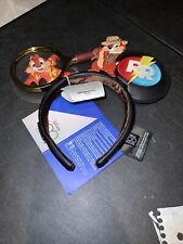 NEW Disney Parks 100 Chip And Dale Rescue Rangers Gadget Zipper Ears Headband picture