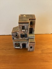 Vintage Gault France Ceramic Miniature House Provence Marché Provençal SIGNED picture