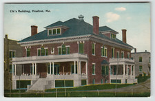 Postcard Vintage Elks Club Building in Houlton, ME. picture