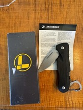 New Leatherman Crater C33X CARABINER folding clip KNIFE. COMBO EDGE. C33 picture