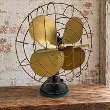Vintage 1946-49 Hunter Zephair 265 C-16 16” Working Fan Industrial USA picture