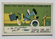 Taking The Joy Out Of Motoring Auto Repair Comic Humor Postcard P10 picture