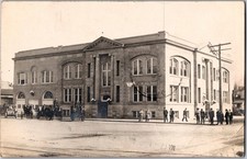 Vintage 1911 RPPC Postcard Sarah Sargent Paine Memorial Library Painesdale MI picture
