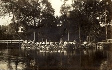 Grand Ledge Michigan MI ~ RPPC real photo ca. 1909 picture