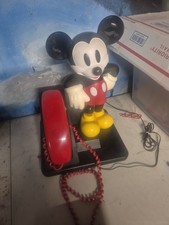 Vintage AT&T Mickey Mouse Phone Walt Disney WORKING Telephone Phone picture