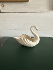 Vintage Lenox Porcelain Swan Bird Figurine with Gold Trim, Made in USA picture