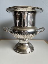 Vintage Leonard Silver Plated Champagne Wine Ice Bucket Fluted Cooler Trophy EUC picture