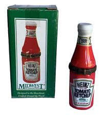 Heinz Ketchup Bottle  PHB Porcelain Hinged Box by Midwest of Cannon Falls picture
