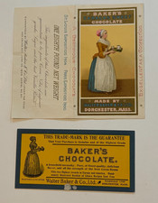 1904 St Louis Exposition Baker's Chocolate Wrapper and Trade Card picture
