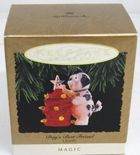 Hallmark Keepsake Ornament Dog's Best Friend - Light and Magic Ornament - 1993 picture