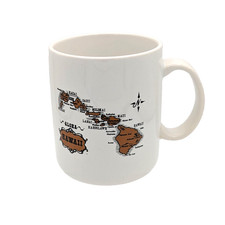 Aloha Hawaii Island Map Souvenir Mug 10 oz 4