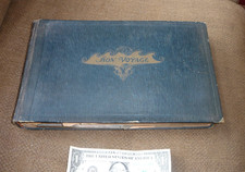 1930's EUROPE TRAVEL JOURNAL, PHOTOS, JOURNAL, POSTCARDS etc. LOADED 50 pages picture