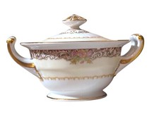 Vintage 1945 Noritake Harmony Fine China Sugar Bowl With Lid picture