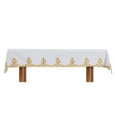 Polyester Frontal Embroidered Design Eucharistic Holy Church Religious Decor picture