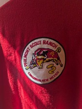 Vintage 1960s BSA Boy Scouts Philmont Red Wool Shirt Jacket True VTG  picture