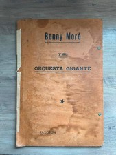 CUBAN LEGEND BENNY BENY MORE SIGNED AUTOGRAPH SHEET PERSONAL NOTEBOOK SONGS picture