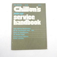 VINTAGE 1973 CHILTONS MOTOR AGE SERVICE HANDBOOK MANUAL REPAIR GUIDE BOOK picture