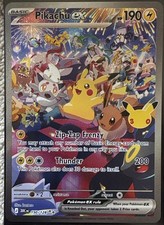 Pikachu ex 150/128 Me: 30th Celebration Holo picture