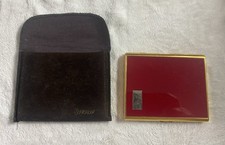 VINTAGE 1970S CIGARETTE CASE BY BANNING FOR SCHILDKRAUT - BUSINESS CARD HOLDER picture